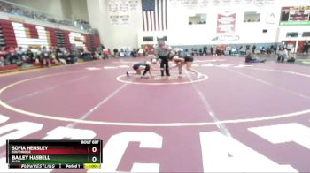 145 lbs Cons. Round 6 - Sofia Hensley, Southridge vs Bailey Hasbell, Elgin