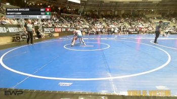 130 lbs Consolation - Braxton Sholler, SWAT vs Wyatt Lusk, Falcon Empire