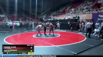 220 lbs Champ. Round 3 - Carson Floyd, Lake Norman vs Austin Bradley, Forestview