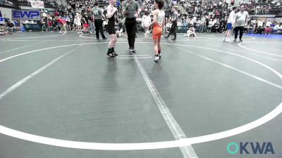 64 lbs Quarterfinal - Abel Mcmillen, Tonkawa Takedown Club vs BOWEN RYAL, Tuttle Wrestling