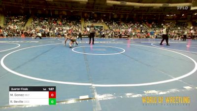 65 lbs Quarterfinal - Markee Gomez, Sebolt Wrestling Academy vs Rylee Beville, Cocoa Beach WC