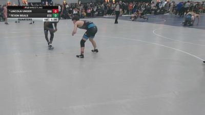 144 lbs Quarters - Te'Jon Beals, Beat The Streets Chicago vs Lincoln Unger, MWC Wrestling Academy