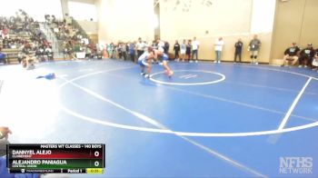 140 Boys Cons. Round 3 - Alejandro Paniagua, Central Union vs Dannyel Alejo, Clairemont