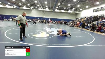 157 lbs Round Of 16 - Cael Finn, Coast Guard vs Gordon Murray, Roger Williams