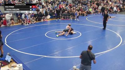 126 lbs Quarterfinal - Olivia Phillips, Orchard Park vs Cali Ponzi, Niagara Wheatfield