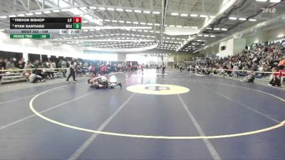 149 lbs 5th Place Match - Ryan Santiago, Wilkes vs Trevor Bishop, St. John Fisher