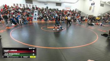 182 lbs Semifinal - Kasey Jordan, Lovell vs Jack Pasquinelli, Lander Valley