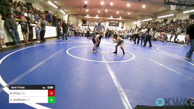 60 lbs Semifinal - Bodhi King, Salina Wrestling Club vs Jaxon Huffman, Tulsa Blue T Panthers