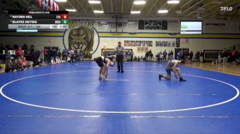 165 lbs 3rd Place Match - Blayke Heying, Benton Community vs Rayden Hill, South Tama County