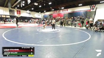 126 lbs Cons. Round 1 - Logan Stouvenel, Millikan vs Ashton Ballew, Rubidoux