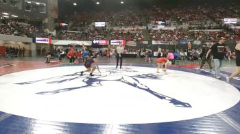 G - 105 lbs Cons. Round 3 - Mara Bartow, Missoula Sentinel (Girls) vs Riley Pedersen, Glasgow (Girls)