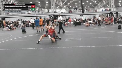 98 lbs Round 5 (6 Team) - Jumaev Muhammadsharif, Grit Mat Club Blue vs Greyson Reynolds, East Coast Time Out