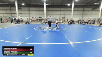 63 lbs Semifinal - Brooks Pingree, All In Wrestling Academy vs Waylon Martin, MMWC