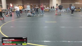 95 lbs Semis & 1st Wrestleback (8 Team) - Barrett Casteel, Roundtree WA vs Preston Pas, Team Palmetto