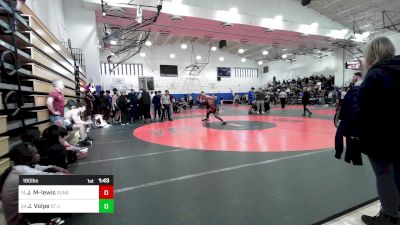 190 lbs Round Of 32 - Javier Mina-lewis, Sunset Park-PSAL vs John Volpe, St Joseph By The Sea HS