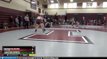 170 lbs Round 1 - Nathan Blaschke, Fennimore vs Christian Fanetti, Christian Brothers College