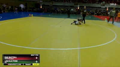 68 lbs Cons. Round 2 - Lincoln Foss, GSL vs Dax Buttell, Mankato West