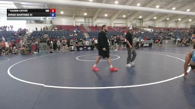 215 lbs Cons. Rd Of 16 - Kaden Cryer, Cardinal Wrestling Club vs Jorge Martinez III