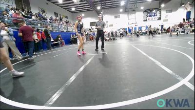 117 lbs Rr Rnd 1 - Avalyn Roundtree, ARDMORE TAKEDOWN CLUB vs Ella Huddleston, Little Axe Takedown Club