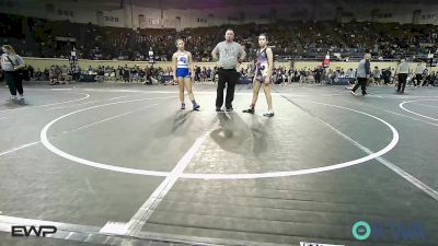 115 lbs Quarterfinal - HollyJo Fansler, Verdigris Youth Wrestling vs Jordan Allison, Glenpool Warriors