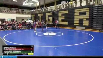 170 lbs Semis & 1st Wb (8 Team) - Langston Robinson, Landmark Christian School vs Efrain Ramos, St Anne Pacelli Catholic School