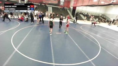 144 lbs 3rd Place Match - Sawyer Grow, Champions Wrestling Club vs Cam Carrell, Defiant Wrestling Club