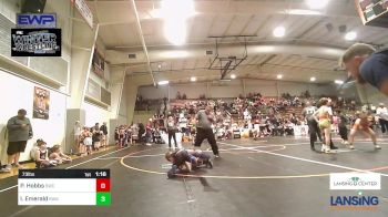 73 lbs Quarterfinal - Parker Hobbs, Salina Wrestling Club vs Isaac Emerald, Raw Wrestling Club