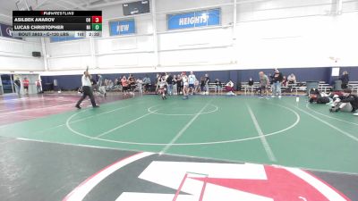 C-120 lbs 3rd Place - Asilbek Anarov, OH vs Lucas Christopher, MI