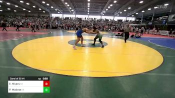 220 lbs Consi Of 32 #1 - Elijah Myers, NY vs Phil Malone, OH