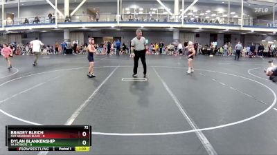 72 lbs Round 6 (8 Team) - Bradey Bleich, Mat Assassins Black vs Dylan Blankenship, VA Patriots