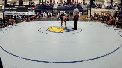 113 lbs Quarters & 1st Wb (16 Team) - Daniel Escobar, Gilmer County vs John Pulliam, Troup