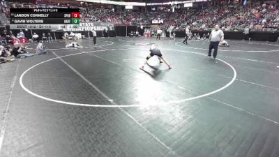 D1-113 lbs Champ. Round 1 - Landon Connelly, Sparta vs Gavin Wolters, Hartford Union