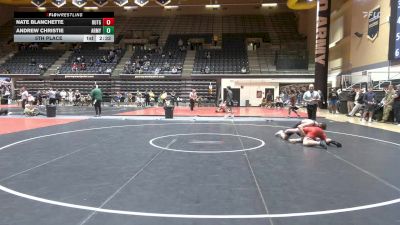 174 lbs 5th Place - Nate Blanchette, Rutgers vs Andrew Christie, Army