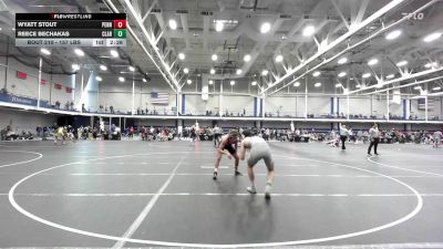 157 lbs Consi Of 32 #1 - Wyatt Stout, Penn vs Reece Bechakas, Clarion