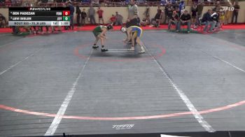 70_B lbs Round Of 16 - Ben Padezan, Penn Trafford vs Levi Sisler, Jefferson Morgan