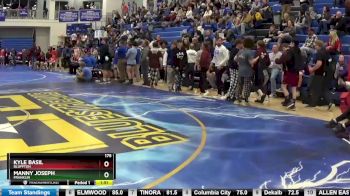 175 lbs Quarterfinal - Kyle Basil, BLUFFTON vs Manny Joseph, Franklin