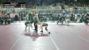 100 lbs Champ. Round 1 - Sayuri Caceres, Lincoln vs Gabriella Delapaz, Riverdale