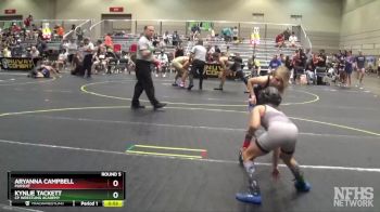 60/68 Round 5 - Kynlie Tackett, CP Wrestling Academy vs Aryanna Campbell, Pursuit