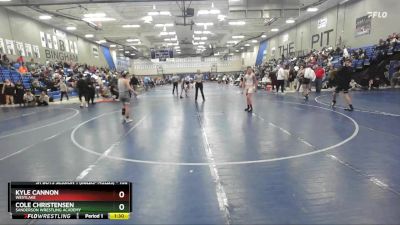 108 lbs Cons. Semi - Cole Christensen, Sanderson Wrestling Academy vs Kyle Cannon, Westlake