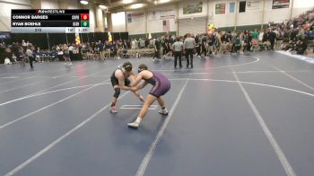 215 lbs Semis & 1st Wrestleback (8 Team) - Ryan Boehle, Grand Island vs Connor Barges, Creighton Prep