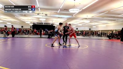 132 lbs Champ. Rd Of 16 - Tyler Vanbebber, Temecula Valley High School Wrestling vs Gabe VanDyke, Mira Mesa High School Wrestling