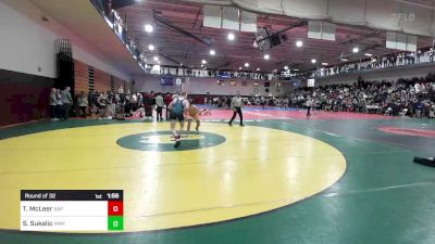 138 lbs Round Of 32 - Ty McLeer, St. Augustine Prep vs Skyler Sukalic, West Milford