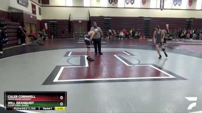 JV-2 lbs Semifinal - Caleb Cornwell, Cedar Rapids Kennedy vs Will Granquist, Clear Creek-Amana
