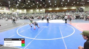 86 lbs Consi Of 8 #1 - Adrian Caywood, Bulldog Wrestling Club vs Lyncoln Salazar, Greenwave Youth WC