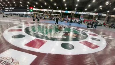 85 lbs Semifinal - Slade Stout, Stanley Wrestling Club vs Burl Dull, Cats Wrestling Club