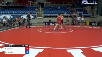 152 lbs Cons 32 #1 - Donnie Hidden, Illinois vs Grant Harpole, Oregon