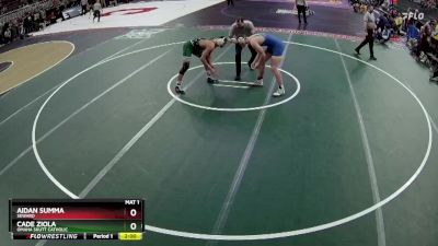 Quarterfinal - Cade Ziola, Omaha Skutt Catholic vs Aidan Summa, Seward