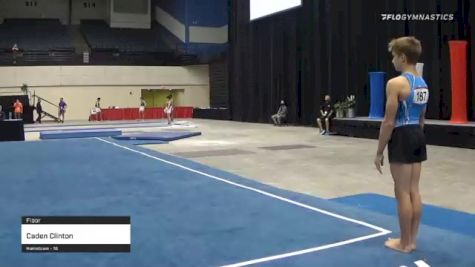 Caden Clinton - Floor - 2021 USA Gymnastics Development Program National Championships