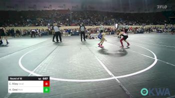 80 lbs Round Of 16 - Carson Riley, Skiatook Youth Wrestling 2022-23 vs Harper Deal, Piedmont