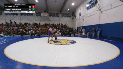 289 lbs Champ. Round 2 - Wyatt Ferguson, De La Salle vs Xavier Salas, Salinas